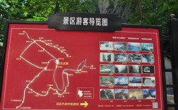 山西通天峡景区游览图该怎么看？