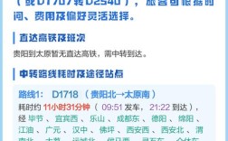 山西太原到贵阳火车怎么坐？