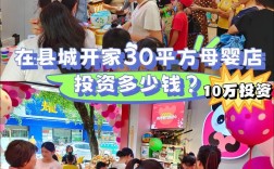 开母婴店要投多少钱？