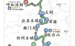 内蒙古山西自驾游路线怎么规划？