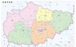 山西晋城地区地图全图，具体包含哪些区域？