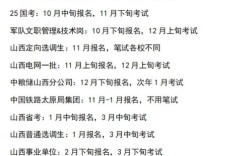 山西定向选调笔试时间何时公布？