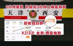 从山西到太原的火车票