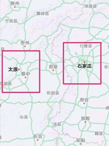 石家庄到太原有多远？-图1