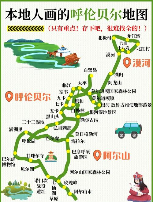 山西到呼伦贝尔自驾游，路线怎么规划？-图2