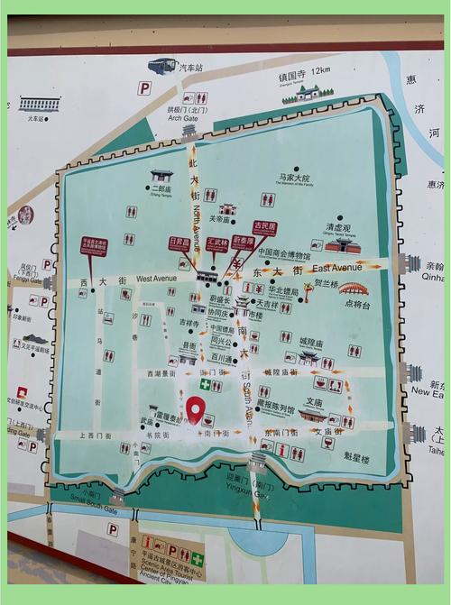 山西平遥古城旅游地图有哪些必打卡景点？-图3