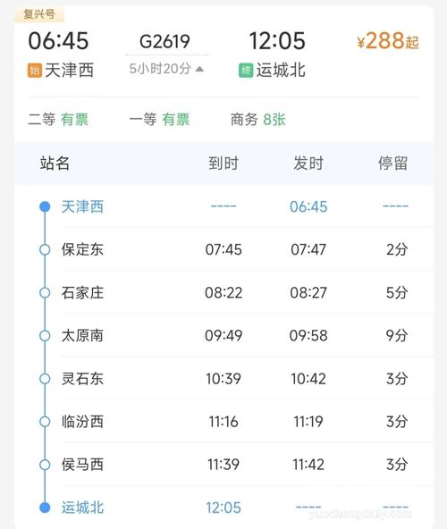 杭州到运城高铁何时开通？-图3