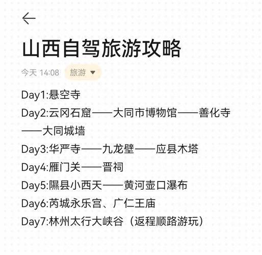 淄博到山西自驾游路线怎么规划？-图3