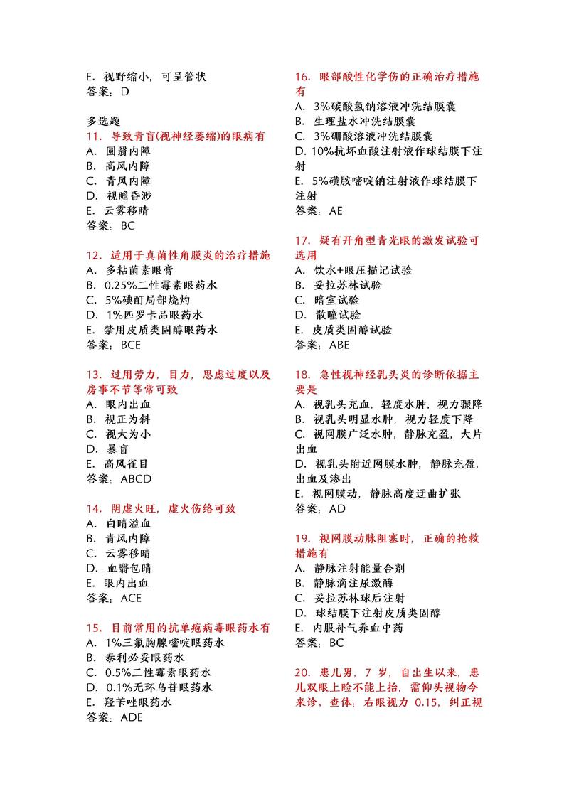 2025山西眼科副高考试时间定了？-图3