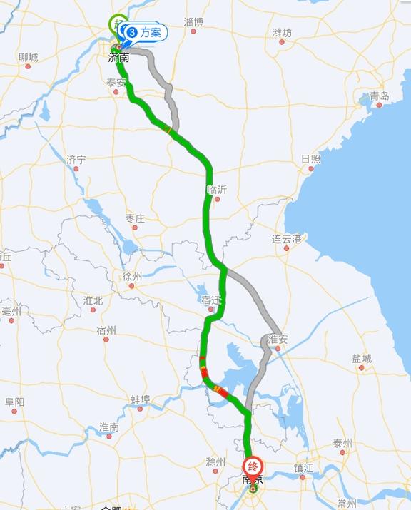 山西太原到南京的距离是多少？-图3