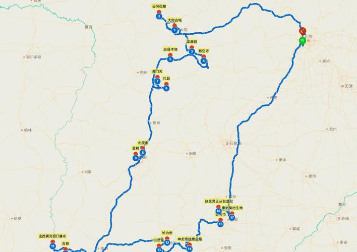 北京至山西自驾游路线怎么规划？-图2