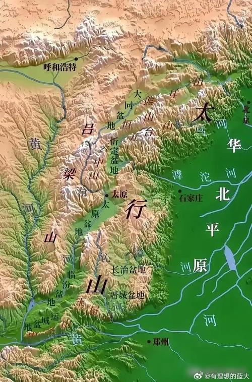 山西山脉高清图有哪些主要山脉分布？-图2