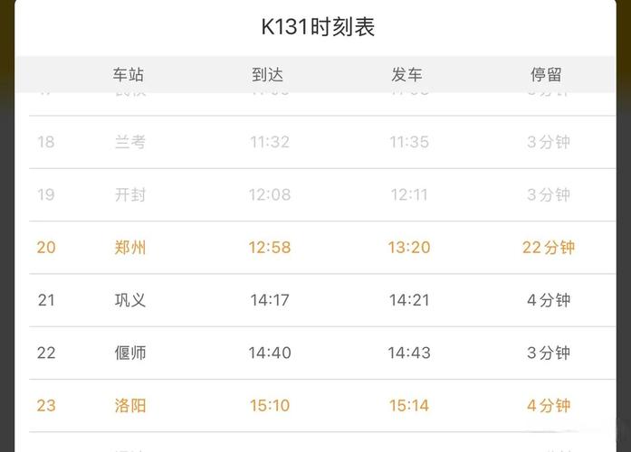 洛阳到山西火车时刻表最新版是？-图2