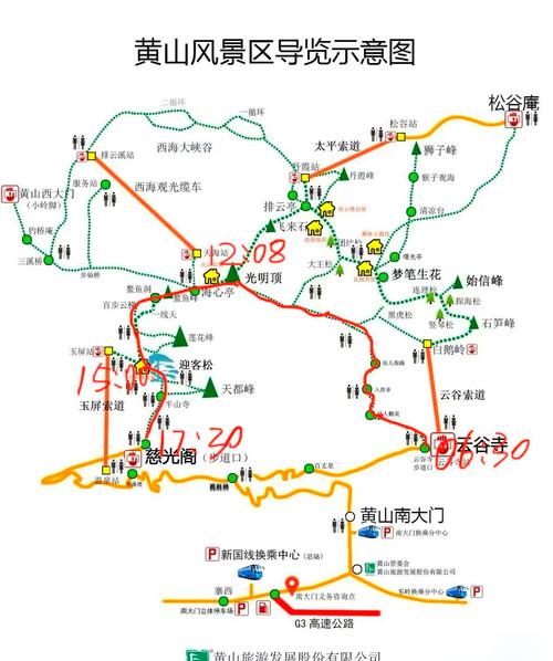 黄山西海饭店到光明顶怎么走最省力？-图2