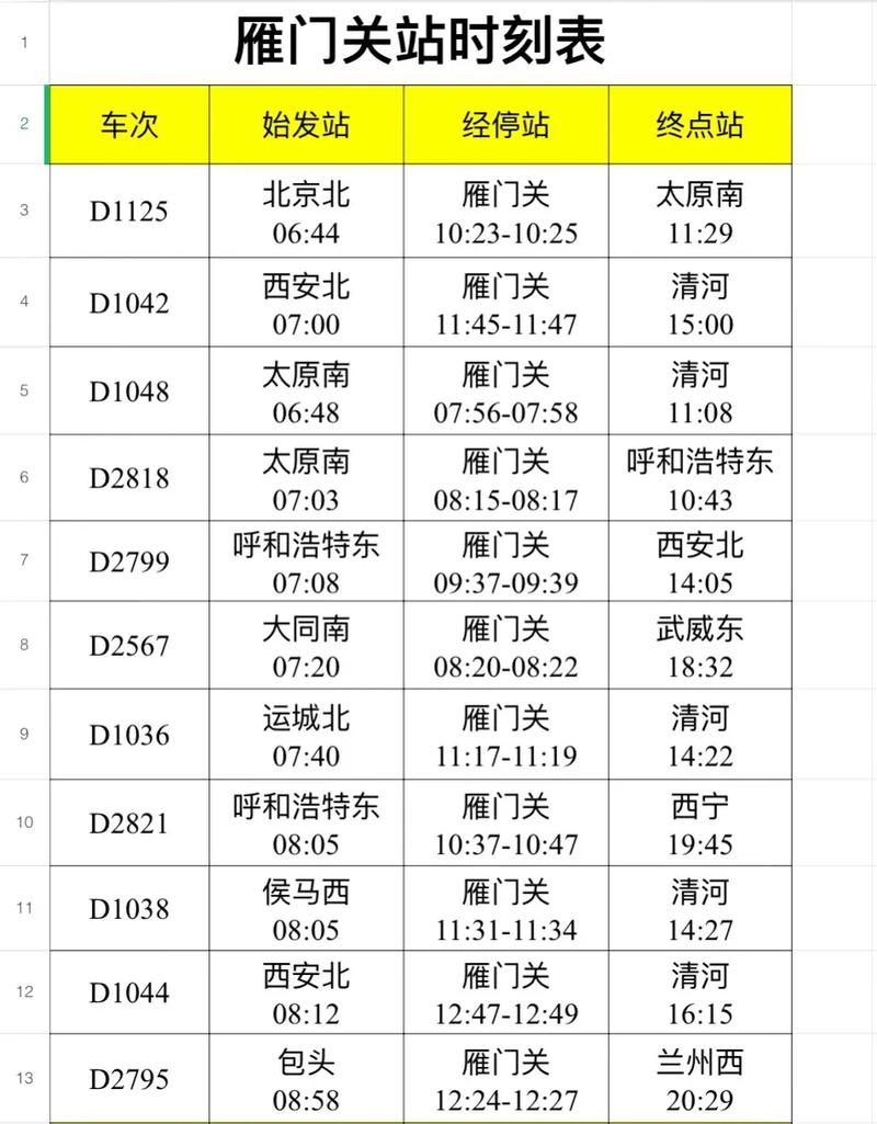 曲阜到山西高铁时刻表最新版是？-图1