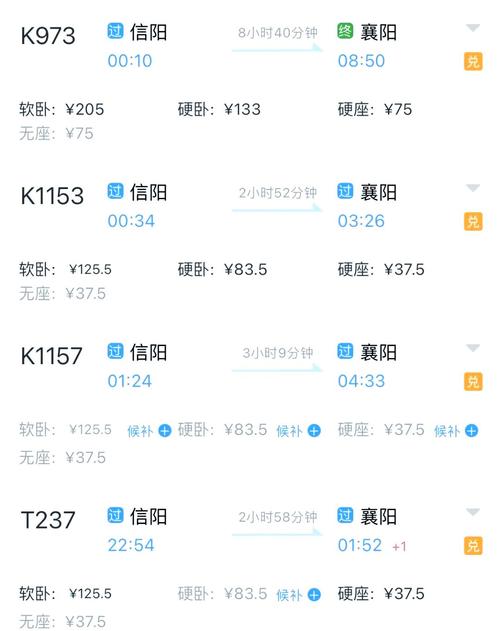 平顶山西到信阳火车怎么坐？-图2