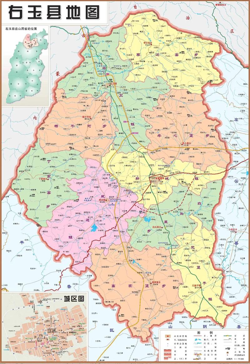 朔州山阴县地图,具体区域怎么划分?-图1 朔州山阴县地图,具体区域怎么划分?-图1