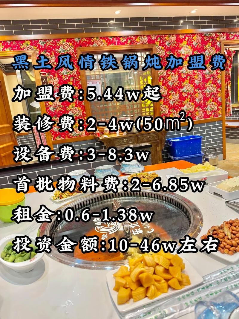 开铁锅炖店投资要多少？-图2